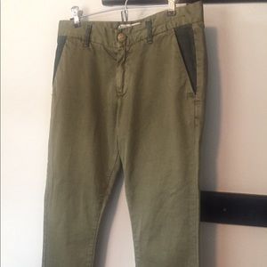Current / Elliott army green pants. Size 26